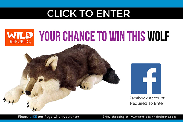 Huge Plush Wolf Giveaway 